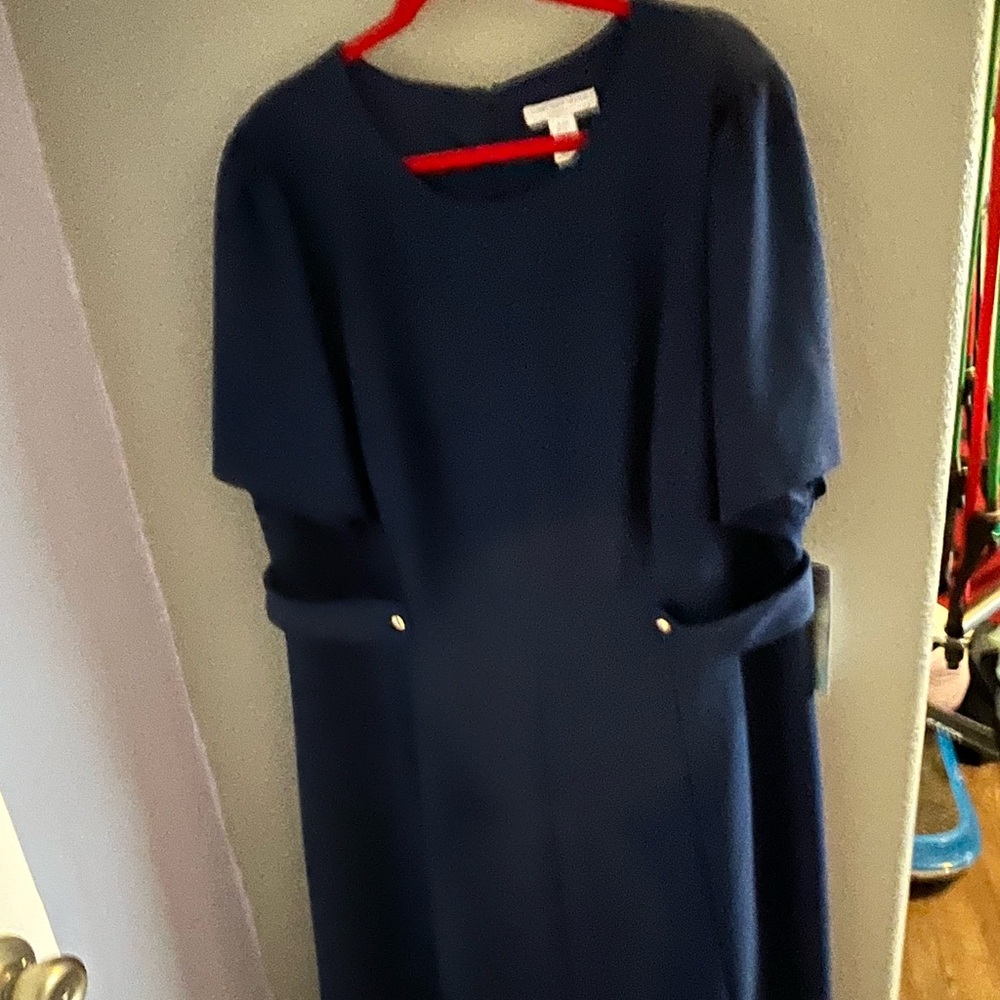 London Times navy dress